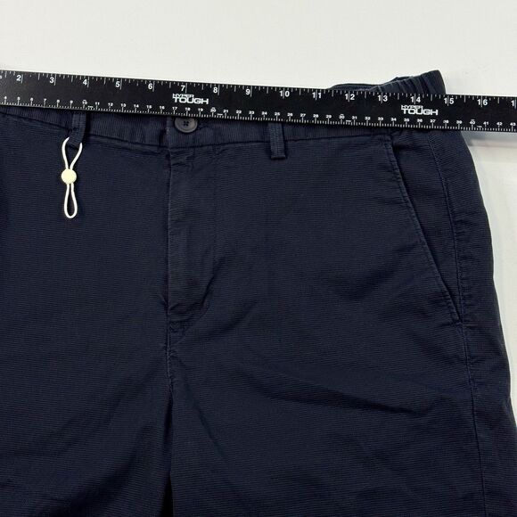 Porter & Ash Mens Luxury Casual‎ Summer Shorts Navy NWOT Size 30 - Picture 6 of 7